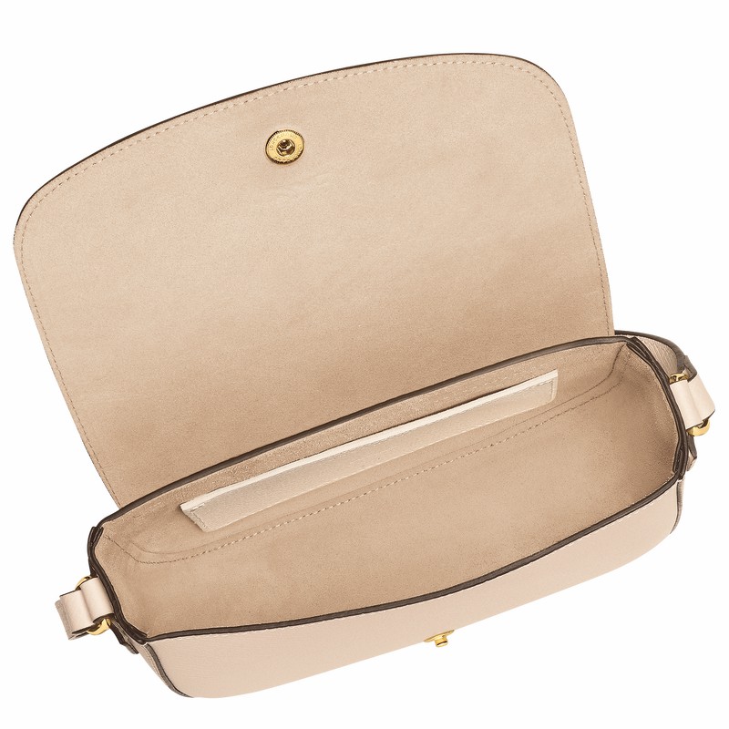 Longchamp ÉPURE S Torba Crossbody Ženski Bele Slovenija | 10253HYZ555