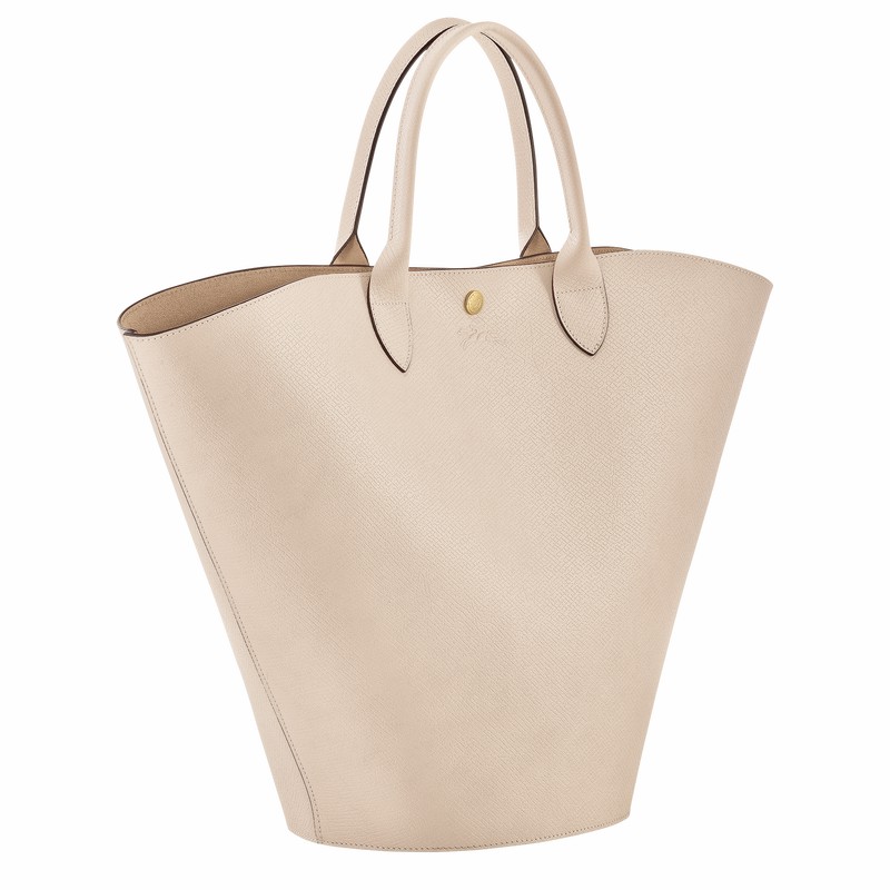 Longchamp ÉPURE XL Torba Tote Ženski Bele Slovenija | 10260HYZ555