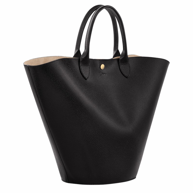 Longchamp ÉPURE XL Torba Tote Ženski Črne Slovenija | 10260HYZ001