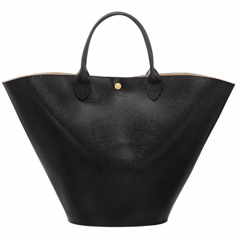 Longchamp ÉPURE XL Torba Tote Ženski Črne Slovenija | 10260HYZ001