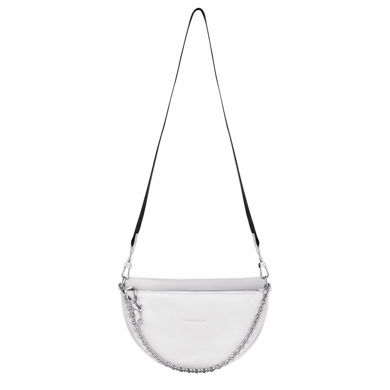 Longchamp Smile S Torba Crossbody Ženski Bele Slovenija | 10224HDS007